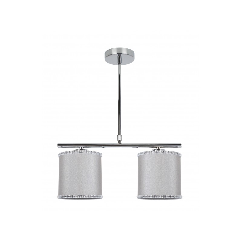 Lámpara Santa María cromo 2x14 Fabrilamp